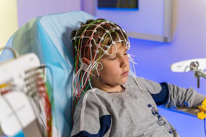 Boy With EEG