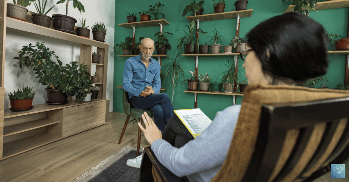 Psychotherapy A man on Medicare in psychotherapy